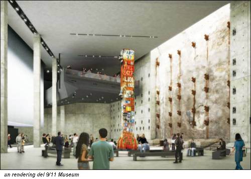 un rendering del 9/11 Museum