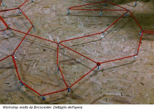 Workshop svolto da Bricocenter. Dettaglio dell'opera
