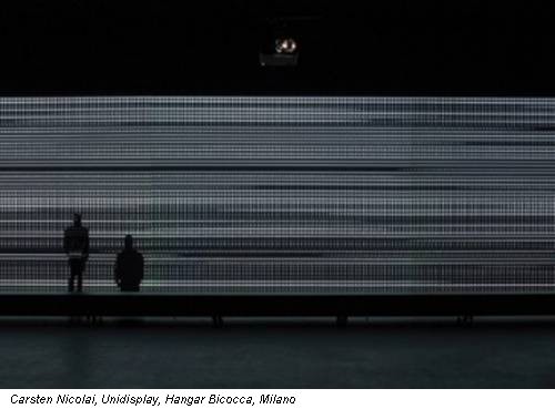 Carsten Nicolai, Unidisplay, Hangar Bicocca, Milano