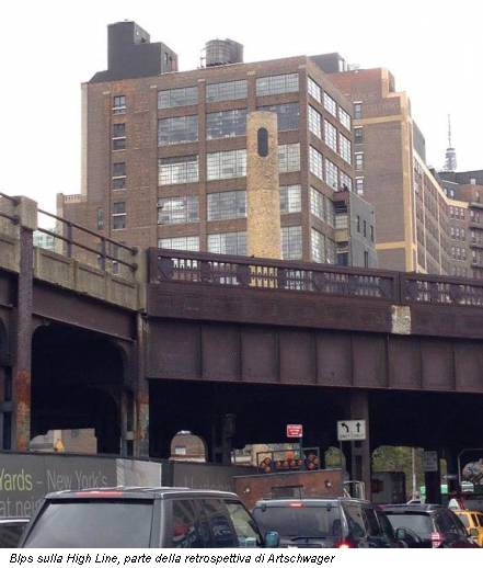 Blps sulla High Line, parte della retrospettiva di Artschwager