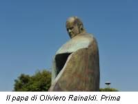 Il papa di Oliviero Rainaldi. Prima