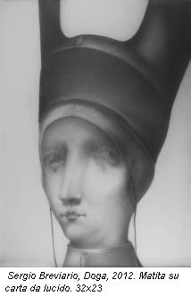 Sergio Breviario, Doga, 2012. Matita su carta da lucido. 32x23