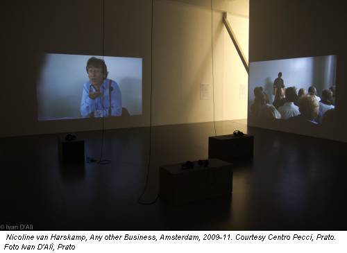 Nicoline van Harskamp, Any other Business, Amsterdam, 2009-11. Courtesy Centro Pecci, Prato. Foto Ivan D'Al�, Prato