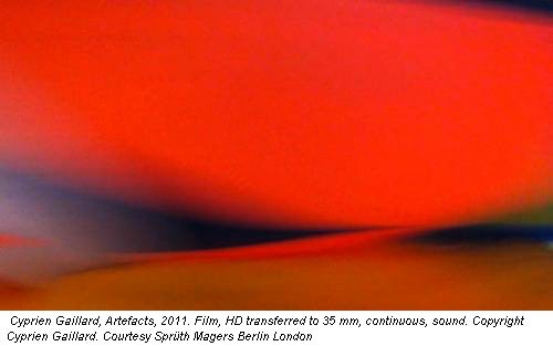 Cyprien Gaillard, Artefacts, 2011. Film, HD transferred to 35 mm, continuous, sound. Copyright Cyprien Gaillard. Courtesy Spr�th Magers Berlin London