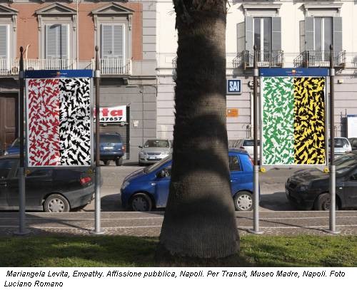 Mariangela Levita, Empathy. Affissione pubblica, Napoli. Per Transit, Museo Madre, Napoli. Foto Luciano Romano