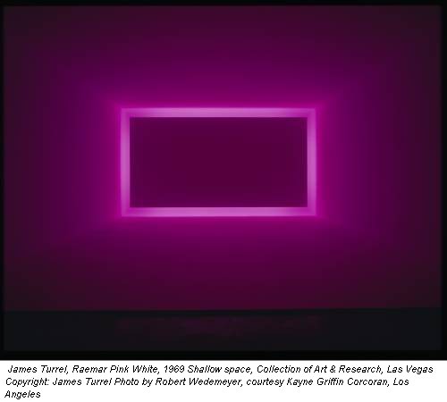 James Turrel, Raemar Pink White, 1969 Shallow space, Collection of Art & Research, Las Vegas Copyright: James Turrel Photo by Robert Wedemeyer, courtesy Kayne Griffin Corcoran, Los Angeles