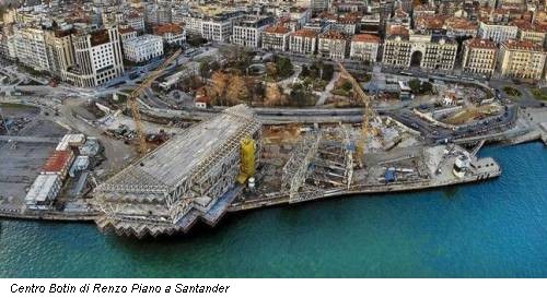 Centro Botin di Renzo Piano a Santander