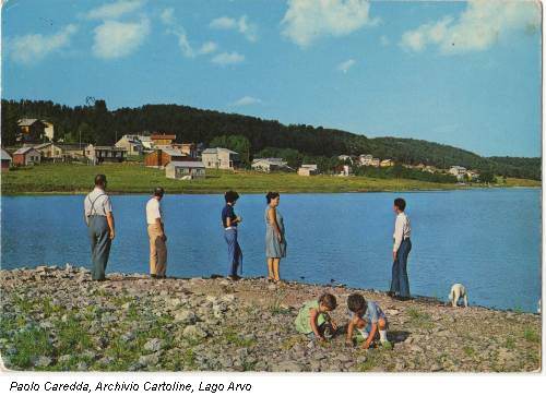 Paolo Caredda, Archivio Cartoline, Lago Arvo