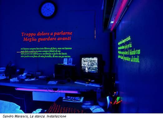 Sandro Marasco, La stanza. Installazione