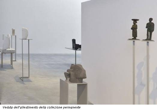 Veduta dell’allestimento della collezione permanente
