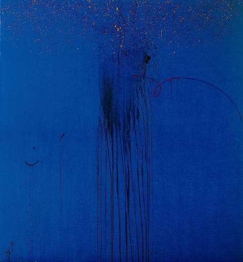 fino al 21.VII.2005 | Pat Steir – Blue Moon | Roma, Galleria Alessandra Bonomo