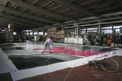I 200 metri di tela di Garau approdano a Spoleto