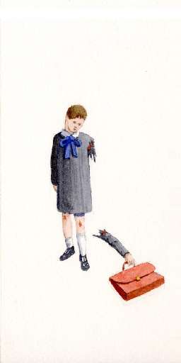 L’infanzia cattiva di Vanni Cuoghi. A Genova, Pensierini d’artista in omaggio ai passanti