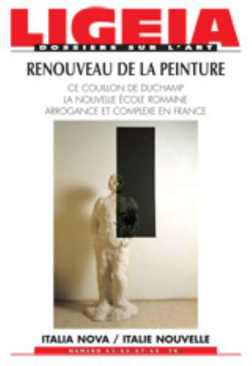 Ligeia, prestigiosa rivista parigina, riflette sulla pittura oggi. Con un’attenzione particolare all’Italia