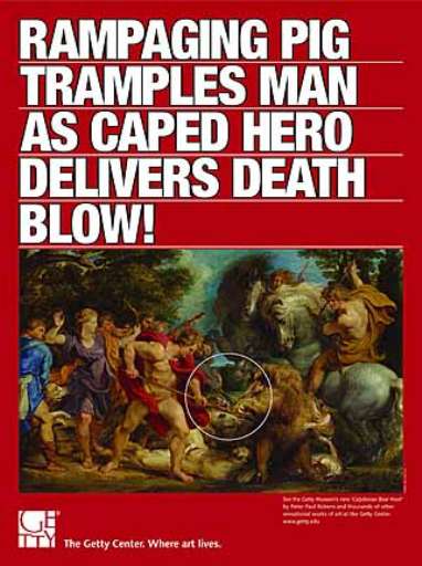 Crollo di immagine? Per il Getty non resta che affidarsi a Saatchi… Crollo di immagine? Per il Getty non resta che affidarsi a Saatchi…