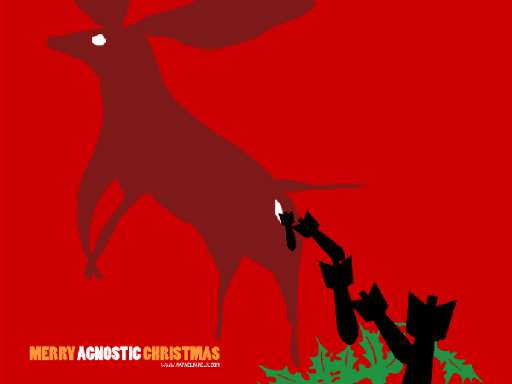 Merry agnostic christmas. È il nuovo desktop di Rafael Pareja…