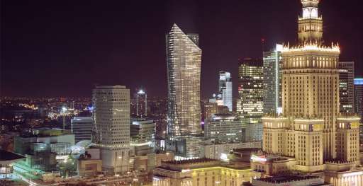 New York? No, è la skyline di Varsavia…