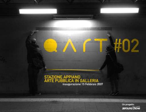 Ancora arte in stazione. A Roma, per il secondo appuntamento del ciclo Qart