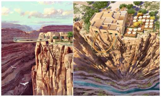 Due passi sul Grand Canyon, a 1.200 metri d’altezza…