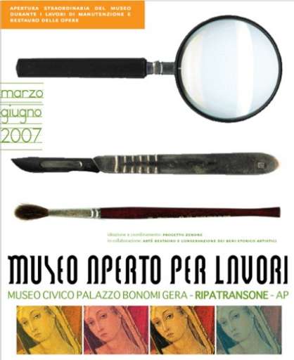 Aperto per restauri. Nelle Marche il museo si visita anche con i lavori in progress