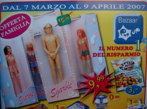La dove c’era Barbie… ora c’è Sbarbie, e pure Sgarbie