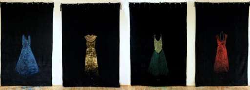 Shakespeare alla galleria… anzi, al “teatro” L’Attico. A Roma, con i sipari di Pizzi Cannella