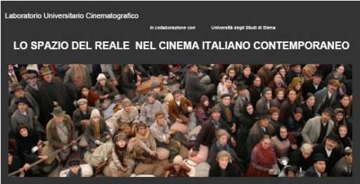 La realtà contemporanea nel cinema italiano, se ne parla a Siena in un convegno