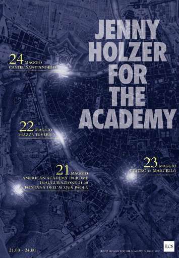 Jenny Holzer, testi italiani per quattro giorni di proiezioni romane