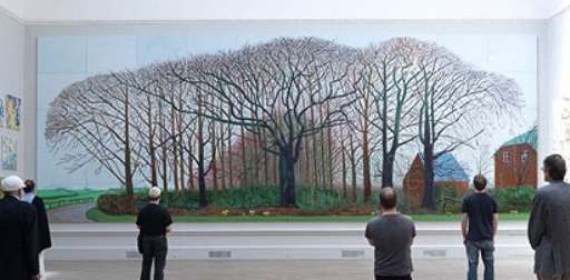 Alla Royal Academy di Londra, 50mq di Hockney…