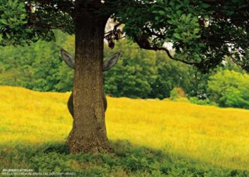 Giornata del Contemporaneo 2007, ecco l’immagine firmata Maurizio Cattelan