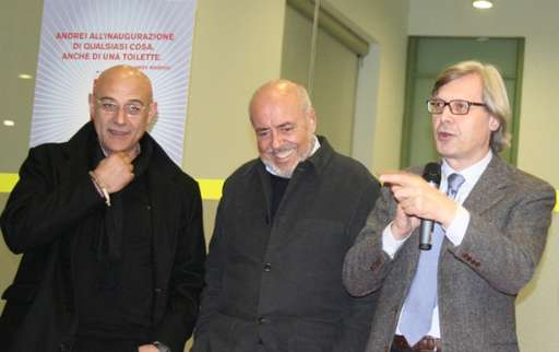 L’”asilo” di Toscani al futurista della Fontana di Trevi. Nel segno di una toilette…