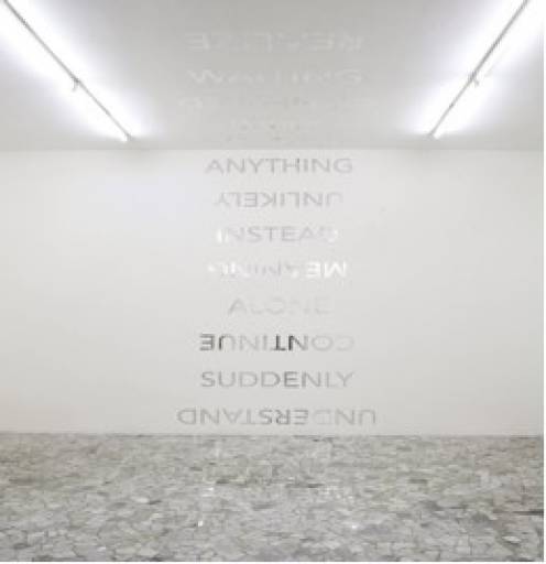 fino al 26.IV.2011 | Robert Barry – Troblesome | Galleria Alfonso Artiaco