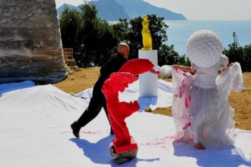 fino al 6.V.2011 | Shozo Shimamoto | A volo radente | Napoli, Fondazione Morra