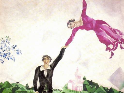 Volo e son desto  | Il mondo fluttuante | di Chagall