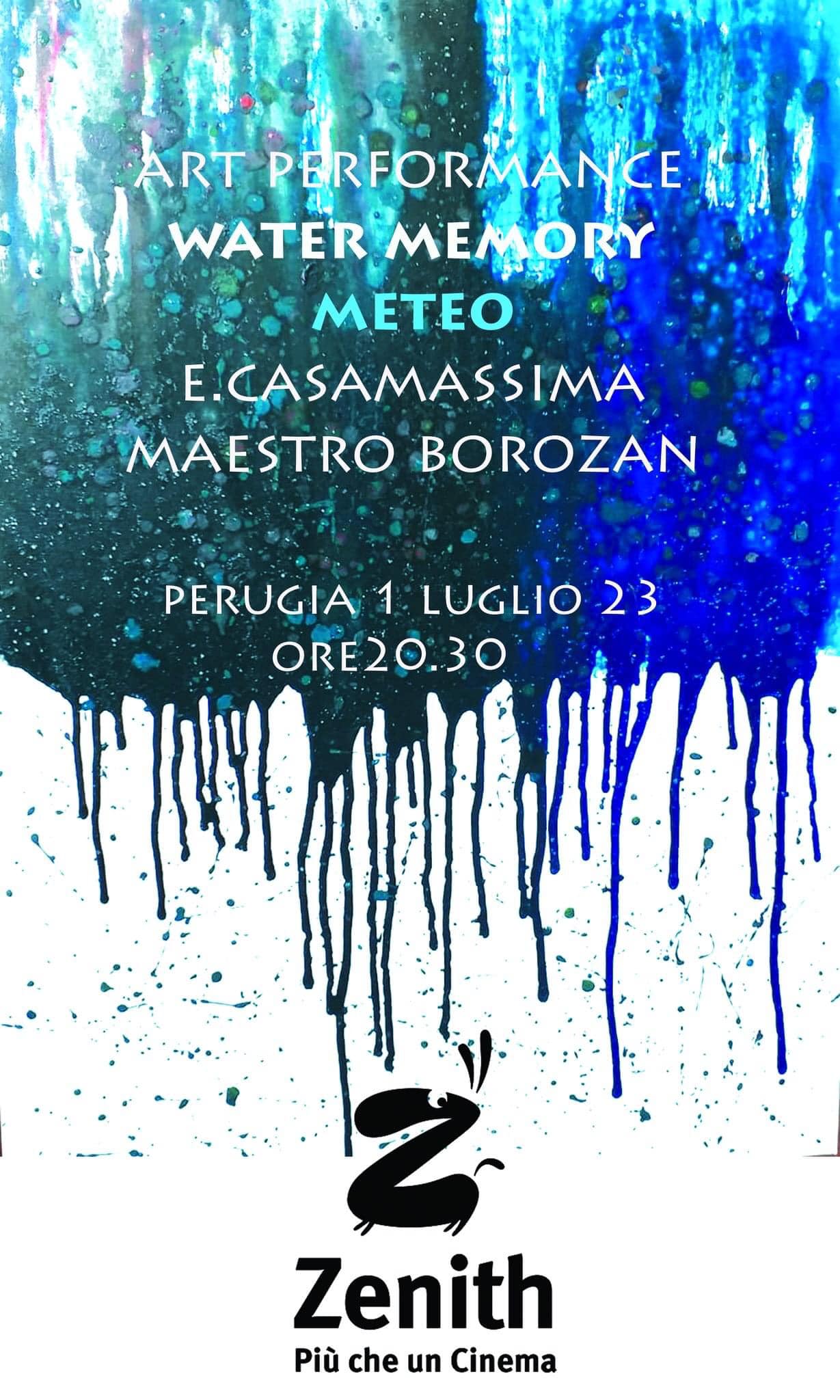 Water Memory METEO 23  - maestro Igor Borozan Elisabetta Casamassima