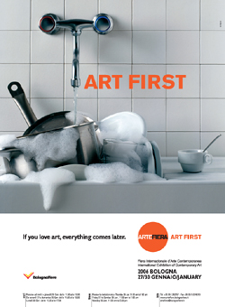 Progetto di Achille Bonito Oliva per ARTEFIERA ART FIRST 2006