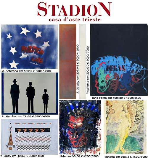 Da Stadion per un’asta d’arte moderna e contemporanea