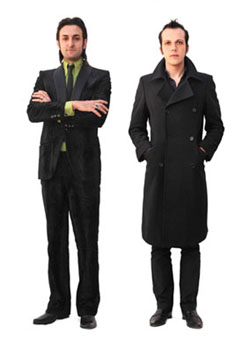 Giuseppe Teofilo e Michele Giangrande al Museo Pino Pascali Giuseppe Teofilo e Michele Giangrande al Museo Pino Pascali