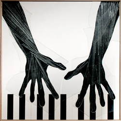 A Roma opere in Bianco e Nero. Alla Galleria La Nuvola A Roma opere in Bianco e Nero. Alla Galleria La Nuvola