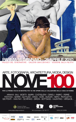 Il Palazzo del Governatore a Parma riapre con oltre 1000 opere dalla collezione dello CSAC di Parma, per la prima volta in esposizione Il Palazzo del Governatore a Parma riapre con oltre 1000 opere dalla collezione dello CSAC di Parma, per la prima volta in esposizione