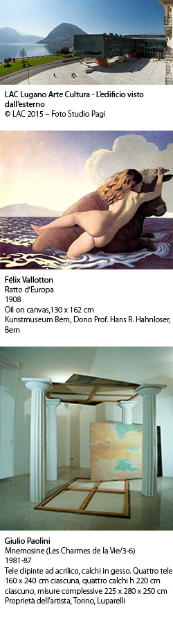 IL 12 SETTEMBRE 2015 INAUGURA IL LAC LUGANO ARTE E CULTURA. QUATTRO MOSTRE DI APERTURA PER IL NUOVO MUSEO D’ARTE DELLA SVIZZERA ITALIANA