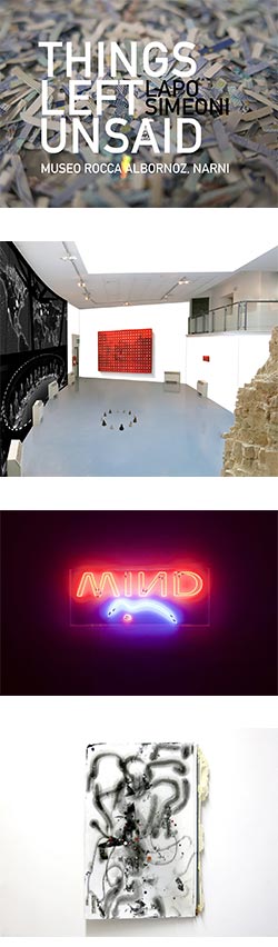 LAPO SIMEONI – THINGS LEFT UNSAID | a cura di Micol Veller Fornasa e Alessandro Valeri