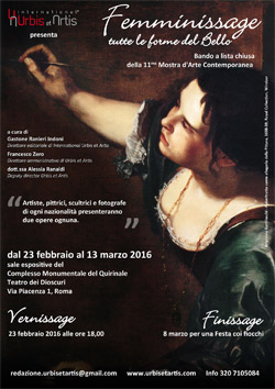 Urbis et Artis presenta: Femminissage tutte le forme del Bello