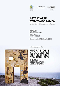 CIPMO – Centro Italiano per la Pace in Medio Oriente e Sotheby’s presentano: ASTA D’ARTE CONTEMPORANEA a cura di Arturo Schwarz ed Ermanno Tedeschi