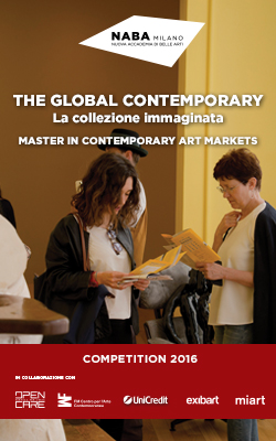Master Accademico in Contemporary Art Markets – ottobre 2016. Opportunità di Borse di Studio