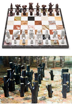 DI CAVALLO IN TORRE e DI TORRE IN CAVALLO. Scacchi e scacchiere d’arte contemporanea in Italia