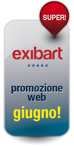 A giugno Exibart vi propone una super promozione per la vostra pubblicità sul web