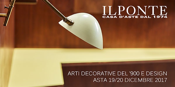 Il Ponte presenta l’Asta di Arti Decorative del ‘900 e Design