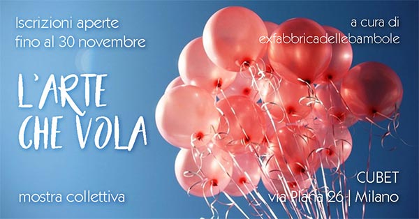 Per chi è interessato a partecipare all’iniziativa natalizia di exfabbricadellebambole c’è la possibilità di inserire ancora 5 artisti:  |  “L’arte che vola”