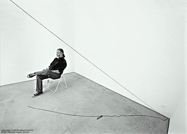 FRED SANDBACK at the Cardi Gallery | Milan